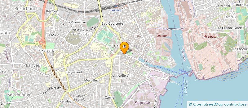 localisation de l'entreprise ELD1 à LORIENT