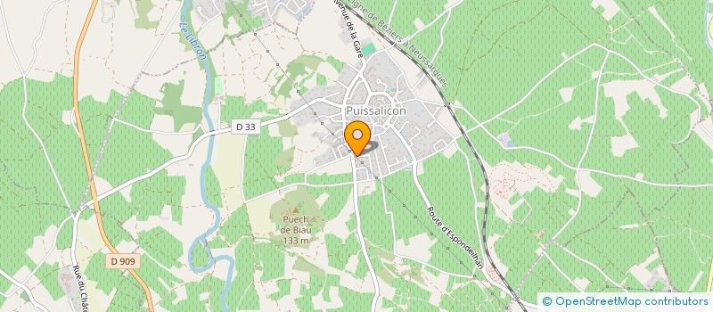 localisation de l'entreprise ELDA  PUISSALICON
