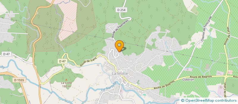 localisation de l'entreprise ELDA  LA MOTTE