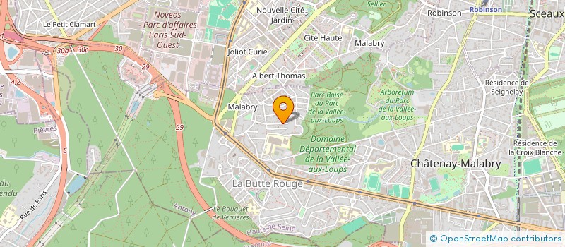 localisation de l'entreprise ELDA  CHATENAY-MALABRY