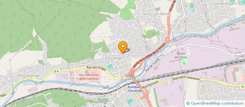 localisation de l'entreprise ELDA IMMO  CLOUANGE