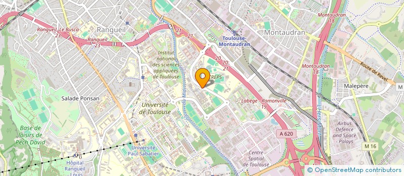 localisation de l'entreprise ELDA TECHNOLOGY  TOULOUSE