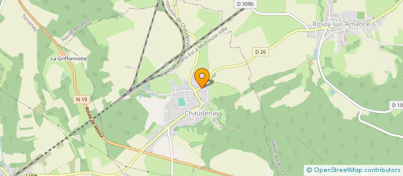 localisation de l'entreprise ELDAN à CHAUDENAY