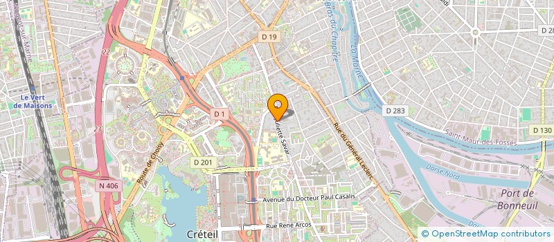 localisation de l'entreprise ELDAV AUDITION à CRETEIL