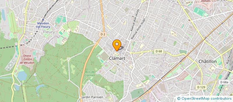 localisation de l'entreprise ELDE à CLAMART