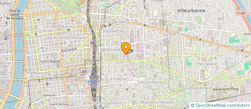localisation de l'entreprise ELDECO à LYON