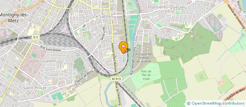 localisation de l'entreprise ELDEHEM  METZ