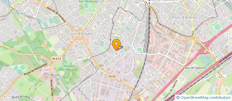 localisation de l'entreprise ELDEN TRADING à MONTPELLIER