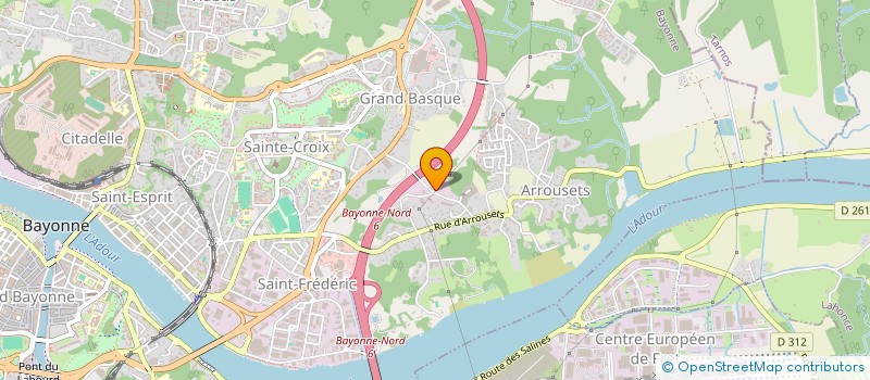 localisation de l'entreprise ELDERA à BAYONNE