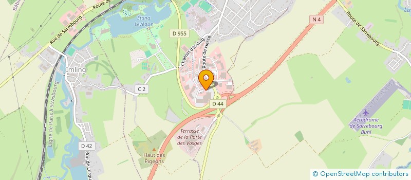 localisation de l'entreprise ELDEX à SARREBOURG