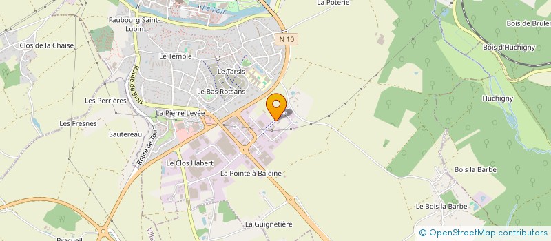 localisation de l'entreprise ELDI MENUISERIES à VENDOME