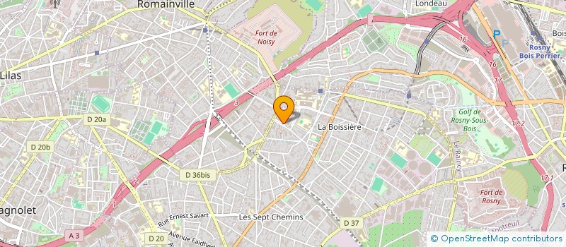 localisation de l'entreprise ELDIA à MONTREUIL