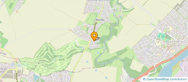 localisation de l'entreprise ELDINA  BIEVILLE-BEUVILLE