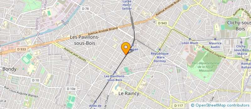 localisation de l'entreprise ELDINI TRANSPORTS à LES PAVILLONS-SOUS-BOIS