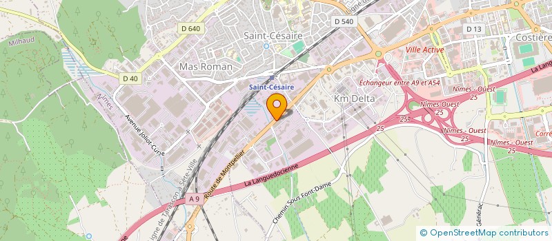 localisation de l'entreprise ELDIS à NIMES