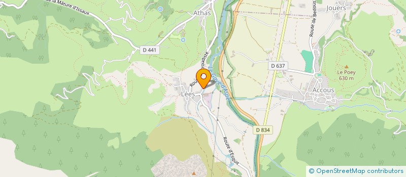 localisation de l'entreprise ELDO'2006  ACCOUS