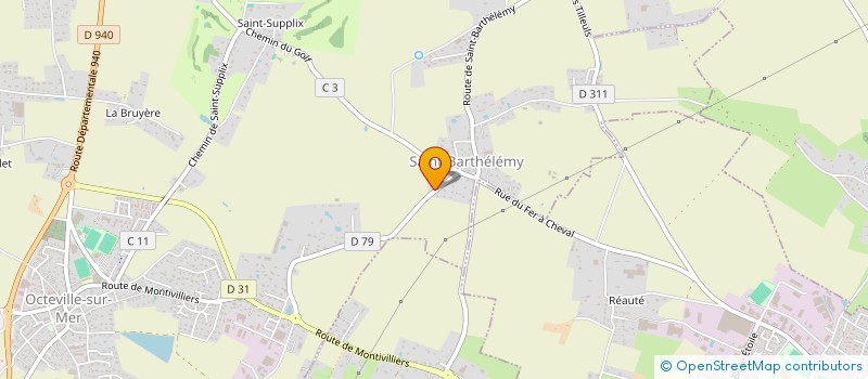 localisation de l'entreprise ELDOC  OCTEVILLE-SUR-MER