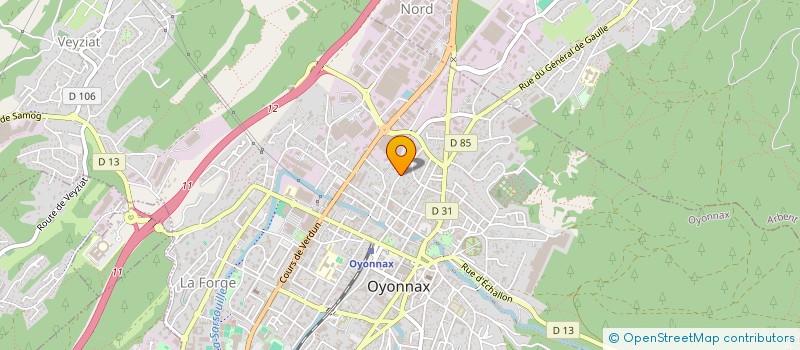 localisation de l'entreprise ELDORA EVENT à OYONNAX