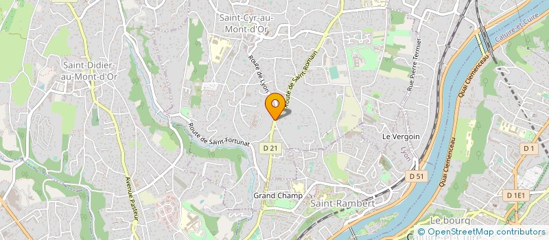 localisation de l'entreprise ELDORADO  SAINT-CYR-AU-MONT-D'OR