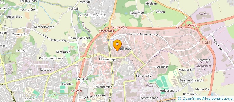 localisation de l'entreprise ELDORADO à BREST