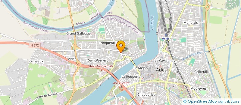 localisation de l'entreprise ELDORADO à ARLES