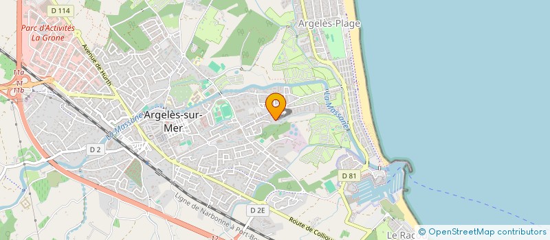 localisation de l'entreprise ELDORADO à ARGELES-SUR-MER