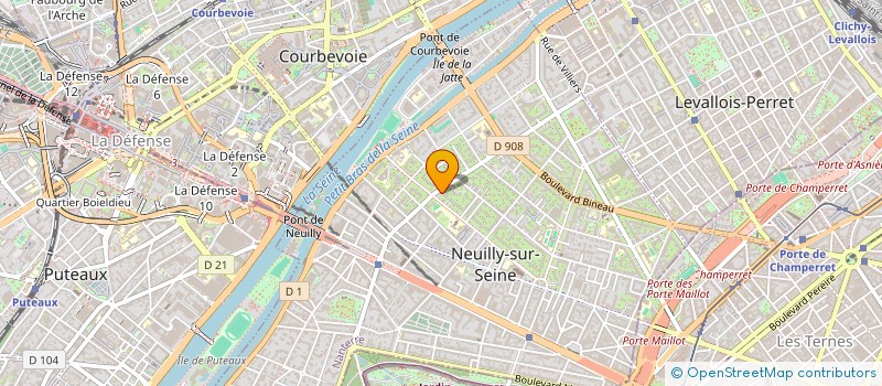 localisation de l'entreprise ELDORADO à NEUILLY-SUR-SEINE
