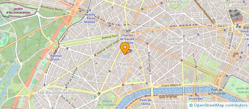 localisation de l'entreprise ELDORAUTO ETOILE à PARIS