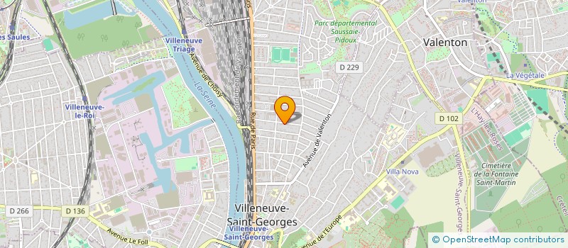 localisation de l'entreprise ELDOREZO à VILLENEUVE-SAINT-GEORGES