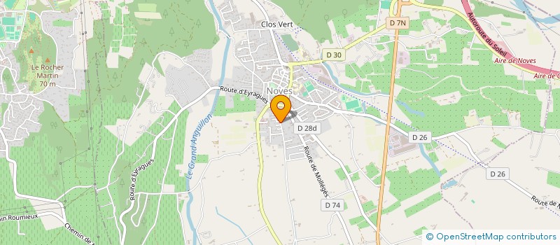 localisation de l'entreprise ELDRIDGE à NOVES