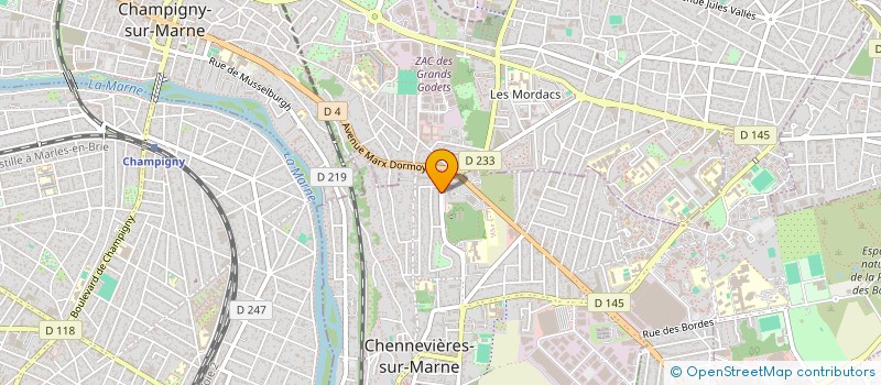 localisation de l'entreprise ELDY CONSEILS  CHENNEVIERES-SUR-MARNE