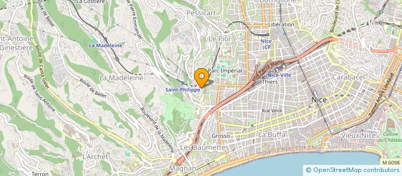 localisation de l'entreprise ELDYTO à NICE