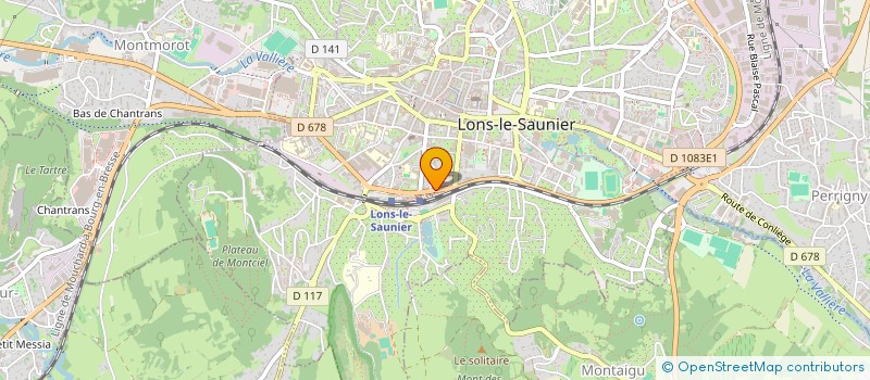 localisation de l'entreprise ELE-CAM  LONS-LE-SAUNIER