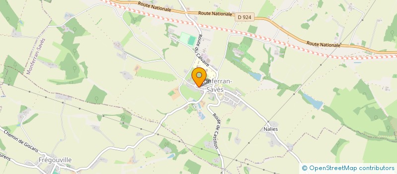 localisation de l'entreprise ELE INFORMATIQUE  MONFERRAN-SAVES