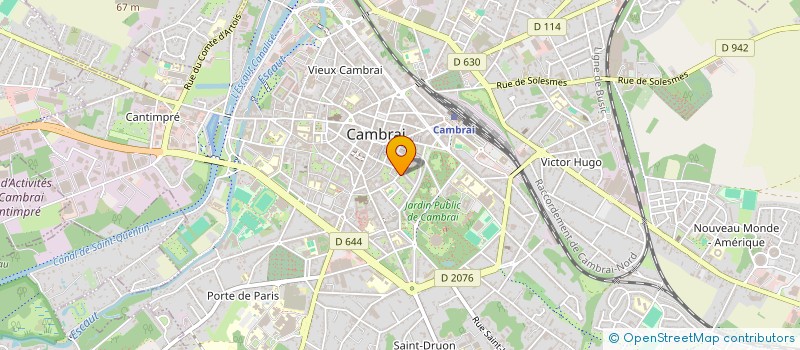 localisation de l'entreprise ELE@S à CAMBRAI