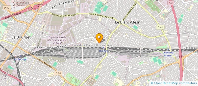 localisation de l'entreprise ELE-SPORTS à DRANCY