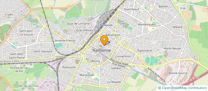 localisation de l'entreprise ELEA  NARBONNE