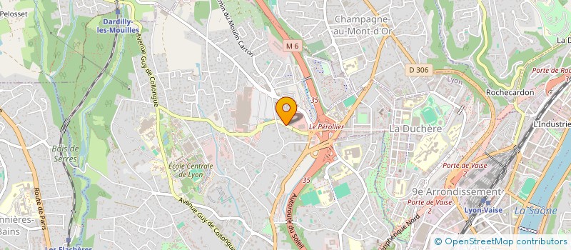 localisation de l'entreprise ELEA  ECULLY