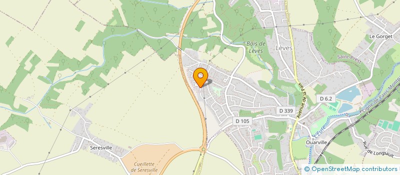 localisation de l'entreprise ELEA à LEVES