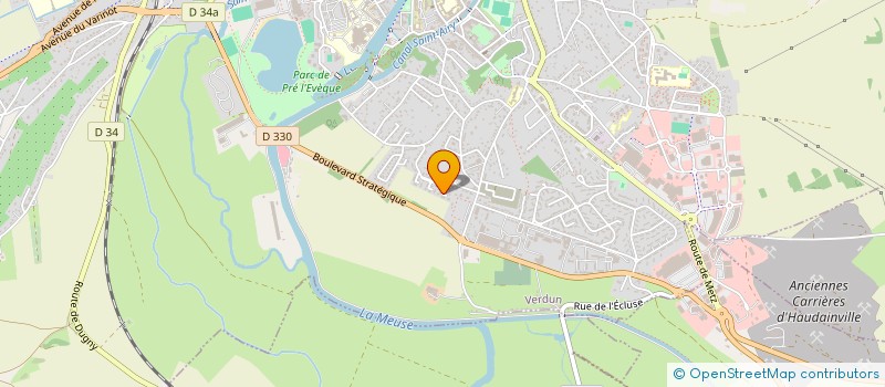 localisation de l'entreprise ELEA à VERDUN