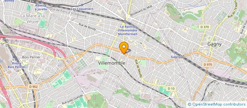 localisation de l'entreprise ELEA à VILLEMOMBLE