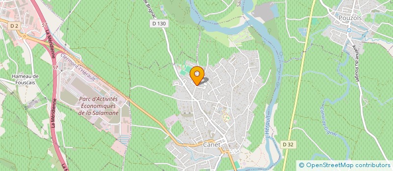 localisation de l'entreprise ELEA  CANET