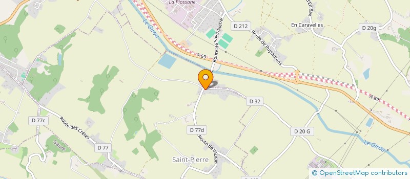 localisation de l'entreprise ELEA  SAINT-PIERRE