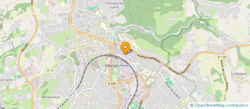 localisation de l'entreprise ELEA à VOIRON