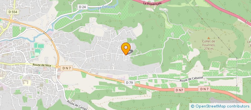 localisation de l'entreprise ELEA  BRIGNOLES