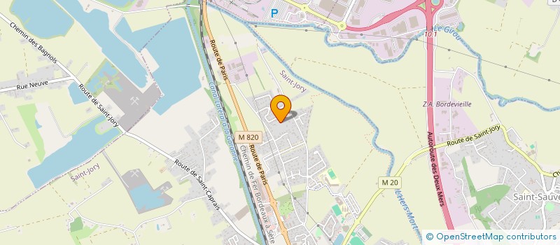 localisation de l'entreprise ELEA  SAINT-JORY