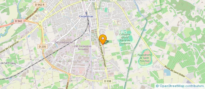 localisation de l'entreprise ELEA LES FLEURS ET VOUS PAR JOUVE YELA à CARPENTRAS