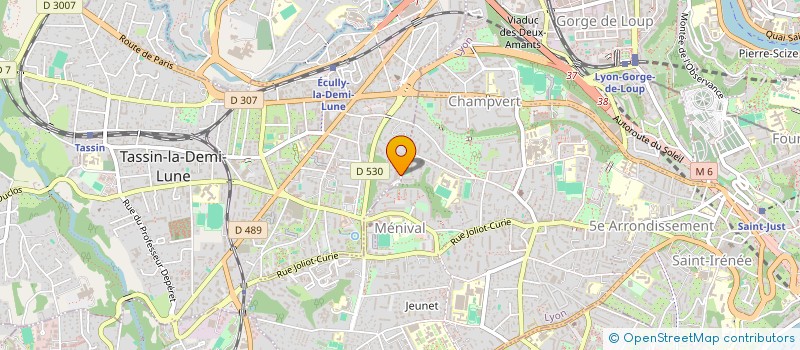 localisation de l'entreprise ELEA PRESQU'ILE  TASSIN-LA-DEMI-LUNE