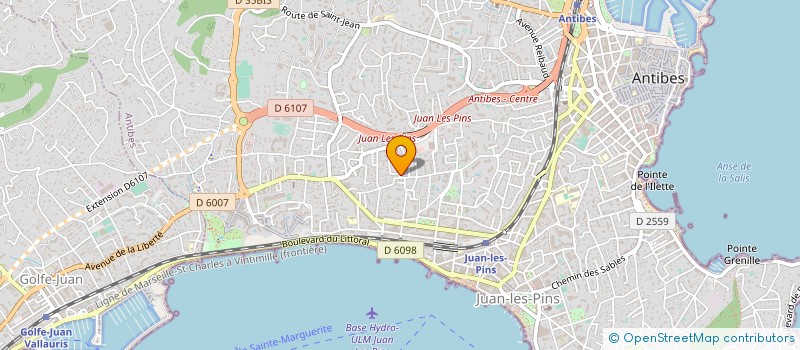 localisation de l'entreprise ELEA SERIN CONSEIL à ANTIBES