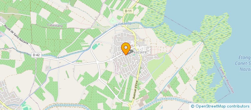 localisation de l'entreprise ELEABY  SAINT-NAZAIRE